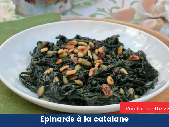 Epinards à la catalane